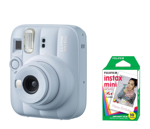 Fujifilm Instax Mini 13 niebieski + wkłady (10 zdjęć) - 1568792 - zdjęcie
